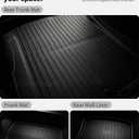 All Weather Cargo Liners for Tesla Model 3 Highland 2024/2025/2026 Accessories Trunk Mats,Frunk Rear Trunk Tray Mats