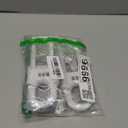 4 Pack Child Proof Sliding Cabinet Door Code Locks Baby Safety Cupboard Locks Adjustable U Shaped Cabinet Latches for Knob Handle Drawers Closet Plastic (4 PCS, White)