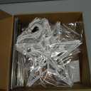 Brightown Pathway Lights Outdoor Christmas Decorations, Set of 10 Large Waterproof Stake Decorative Light for Outside Sidewalk Yard Lawn Path Walkway Driveway Marker Stake, Warm White