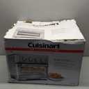 Air Fryer + Convection Toaster Oven by Cuisinart, 7-1 Oven with Bake, Grill, Broil & Warm Options, Stainless Steel, TOA-60