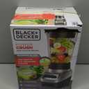 BLACK+DECKER PowerCrush Multi-Function Blender with 6-Cup Glass Jar, 4 Speed Settings, Silver