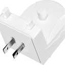 Wireless Electric Toothbrush Wall Charger Compatible with Oral-B and Braun Models (Excluding iO 7/8/9/10 and Pulsonic Series) (White)