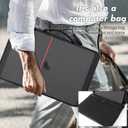 Laptop Sun Shade,Laptop Sun Glare Shield Privacy Screen Hood Computer Sunshade Bag for Working Outside Outdoor Foldable Computer Shield Cover Outside 12-14''(Patent Pending)