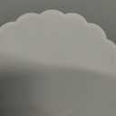 Yungyan 100 Pcs Mini Dessert Plates Cupcake Plates 3.5 Inch Cream Scalloped Rim Mini Paper Dessert Dish for Cake DIY Baking Party Wedding Birthday