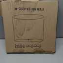 TOOTOO STAR Printed Drum Lamp shades, 12"x14"x9.5" Medium pleated