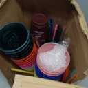 Havawish 48 Pcs Inspirational Christian Gift Bible Verse Tumbler Bulk 24 oz Drinking Tumblers with Lid Straw Religious Plastic Cup for Christmas Appreciation Day Women Men Sunday School (Colour)