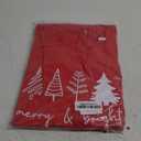 Christmas Shirts for Women Merry and Bright Long Sleeve T-Shirt Crew Neck Xmas Holiday Tee Tops (Large, Red)