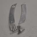 Door Panel Pull Handle Set Compatible with Beetle 1998-2010 Aircraft Grade Aluminium Silver 2 Handles with 4 Screws