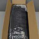 CozyLux Queen Comforter Set Black, 3 Pieces Solid Queen Comforter Breathable Quilted Style Bedding Sets, Luxury Soft Microfiber Down Alternative Comforter for All Season (1 Comforter & 2 Pillowcases)