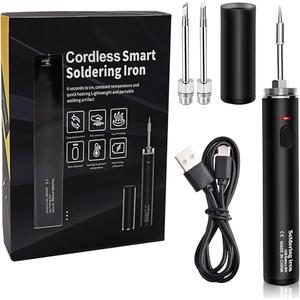 Cordless Thread Burner With LED Digital Display, 3 Gear Adjustable Voltages, Portable Rechargeable Welding Tools