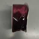 Ribbli Burgundy Velvet Wired Ribbon 2.5 Inch Velvet with Satin Christmas Ribbon for Gift Wrapping Christmas Tree Decoration Crafts Wreaths Supplies-Continuous 10 Yards