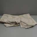 jinchan Belrose Linen Curtains for Bedroom Floral Curtains 84 Inch Length Linen Blend Beige Embroidered Drapes Farmhouse Flower Patterned Drapes for Living Room Window Treatments Set 2 Panels