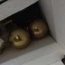 Double Curtain Rods 144-164 Inches, Warm Gold Window Rod, Adjustable With Round Finials, 1-Inch Front and 5/8 Inch Back Telescoping Drapery Rod