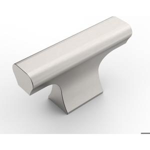 Amerdeco 10 Pack Brushed Satin Nickel Cabinet Knobs Single Hole Cabinet Pulls Round Kitchen Cabinet Knobs Solid Drawer Knobs Dresser Knobs and Pulls for Bathroom Cabinets ZH0056