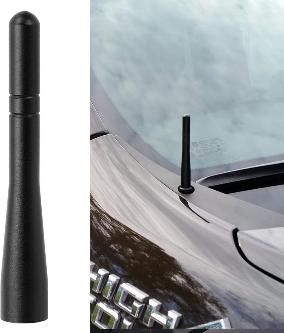 Bingfu Vehicle Short Antenna Mast Car Truck Mini Antenna Replacement for Heavy Duty Truck