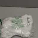 MakeMeChic Women's Long Sleeve Ruffle Sweaters V Neck Lightweight Knit Pullover Sweater Tops (White) L