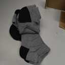 COOVAN 10 Pairs Mens Cushion Ankle Socks Men 10 Pack Low Cut Comfort Breathable Casual Socks
