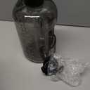 AQUAFIT 1 Gallon Water Bottle with Time Marker - Straw & Chug Lid - BPA Free Gym Water Bottle with Straw - Big Gallon Jug (Gray, 128 oz - 2 Lids)