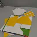 Leinuosen 24 Pieces Building Block Party Favor Boxes 4 Color DIY Brick Theme Gift Goodie Treat Candy Cardboard Paper Box for Building Block Birthday Party Baby Shower Decoration Supplies (Bright)