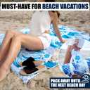 3 x Cruise On Sand Remover Bag for Beach - Wipes Off Sand from Feet, Legs, Hands - Beach Accessories Essentials for Women, Kids & Family - Must Haves for Vacation!