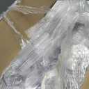 36PCS Plastic Champagne Flutes Ribbed for Weddings & Parties, 6 Ounces