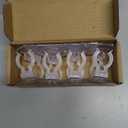 8 Pack Christmas Candle Holder Clamps with Suction Cups - Ideal for Christmas Celebration Candles,Candlesticks Holders for Window Candles