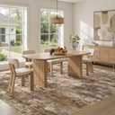 Natunest 10x13 Area Rugs for Living Room Washable Abstract Rug Taupe