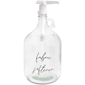 Darware Laundry Pump Dispenser: Fabric Softener Gallon Glass Pump Bottle