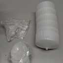 XUWAIDSGN 12 PCS Champagne Martini Glasses Pearl White 10 oz Espresso Martini Glasses Gold Rim Acrylic Ribbed Coupe Glasses Vintage Cocktail Glass Champagne Coupe Cup For Wedding Anniversary