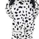 Kids Onesie Animal Costume Christmas Costumes Unisex One Piece Cosplay Suit for Boys and Girls (Medium(7-8yrs), Dalmatian)