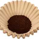 Extra Large Coffee Filters 12, 13, 14, 15, 16 Cup Basket for Commercial, Domestic Coffee Maker Extra High Extra Wide, Anti ground, Flattened Diameter 9.75" (200)