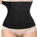 LODAY 2 in 1 Postpartum Recovery Belt,Body Wraps Works for Tighten Loose Skin (Medium, Black)