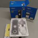 Tapo 2K+ Wired or Battery Powered Smart Video Doorbell with Chime - 180 Field of View, Person/Vehicle/Package Detection, Ring Call, 2-Way Audio, Subscription-Free Local Storage or Optional Cloud,D225