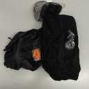 Sunany Travel Pillow, Upgraded Plane Pillow for Long Flights, Inflatable Neck Pillow Used for Airplanes,Cars,Buses,Trains,Office Napping with Eye Mask,Earplugs (Black) (Medium, Black (Head Heart-Shape&sloping Base))