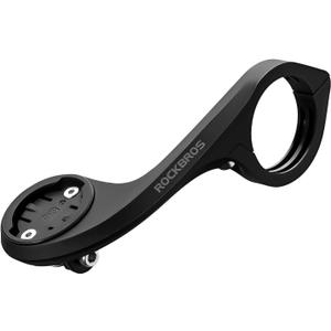 ROCKBROS Out Front Mount Compatible with Garmin, iGPSPORT - Bike Handlebar 1.26-1.38/ 32-35mm