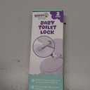 Toilet Locks Baby Proof (2-Pack) Ideal Baby Proof Toilet Lid Lock with Arm  No Tools Needed Easy Installation with 3M Adhesive  Top Safety Toilet Seat Lock  Fits Most Toilets, White