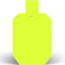 Highwild AR500 Steel Target for Shooting 1/2" Thick Gong Silhouette Metal Target - Laser Cut - Neon Color