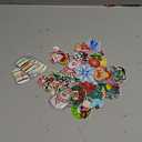 NICEVINYL Christmas Iron on Embroidery Patches: 40pcs Xmas Santa Claus Patch Bulk for DIY Decoration - Assorted Candy Cane Snowflake Patches Accessories for Clothing Socks, Hats Jacket