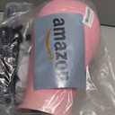 Mannequin Canvas Head, Professional Mannequin Canvas Head with Stand for Making Display, Cork Canvas Block Head with Adjustable Wig Head Stand for Hair Styling Practice Display (22 INCH, Pink)