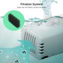 Cat Water Fountain Pump, JY-200S Replacement Pump for Stainless Steel Pet Fountain Adjustable Water Flow Dispenser, Ultra Quiet Pump with Submersible Motor for Dog Drinking Bowl, Low Consumption