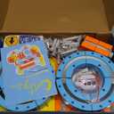 KlickRail Electric Train Set Flexible Race Track for Kids 4 6 7 8, 88 Pcs Car Track for Toddlers 3-5, Building Toy Train Track Gravity-Defying 3D Embedded Layouts & Motorized Car, STEM Learning Gift