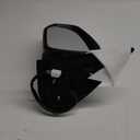 Left Driver side Mirror Assembly Fits 2016-2024 Toyota Tacoma With Power Glass, Heated, Turn Signal Blind Spot Detection Manual Folding Match to Black Replace TO1320350(8Pins)