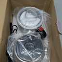 Electric Spice and Nut Grinders - 3 Stainless Steel Blades, 1 Filter, 1 Brush - 500W Grinder for Kitchen Dry Use (Black)