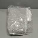 ILANGO White Bathroom Rugs 32" × 20" Non Slip & Super Absorbent Extra Thick Soft, Washable Bath Mat for Floor, Microfiber Plush Shaggy Bath Rug with Rubber for Bathtub Shower Room Sink