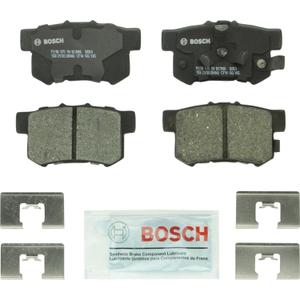 BOSCH BC1086 QuietCast Premium Ceramic Disc Brake Pad Set - Compatible with Select Acura RDX; Honda Accord Crosstour, Crosstour, CR-V; REAR