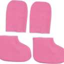 Paraffin Wax Therapy Gloves Set for Hand and Foot Care Heat Insulated Mitts 1 Pair for Home Use