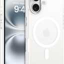 BENTOBEN for iPhone 16 Case, iPhone 16 Magnetic Case [Compatible with MagSafe] Translucent Matte Frosted Slim Shockproof Women Men Girls Boy Protective Phone Case Cover for iPhone 16 6.1",White