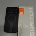 SURITCH for iPhone 17 Pro Max Case with Camera Control Cover, Camera Cover and Adjustable Kickstand, Compatible with MagSafe, Shockproof Bumper Protective Cases 6.9 Inch, Black