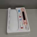 SEAGO Soft Round Electric Toothbrushes with 8 Spin Brush Heads, 5 Cleaning Modes, Rechargeable Sonic Toothbrush with Timer and Travel Case for Adults and Kids(SG-2607-Pink (1 Count (Pack of 1))