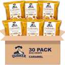 Quaker Rice Crisps, Gluten Free, Caramel, 0.91 Oz, 30 Count, Best By 05/03/26